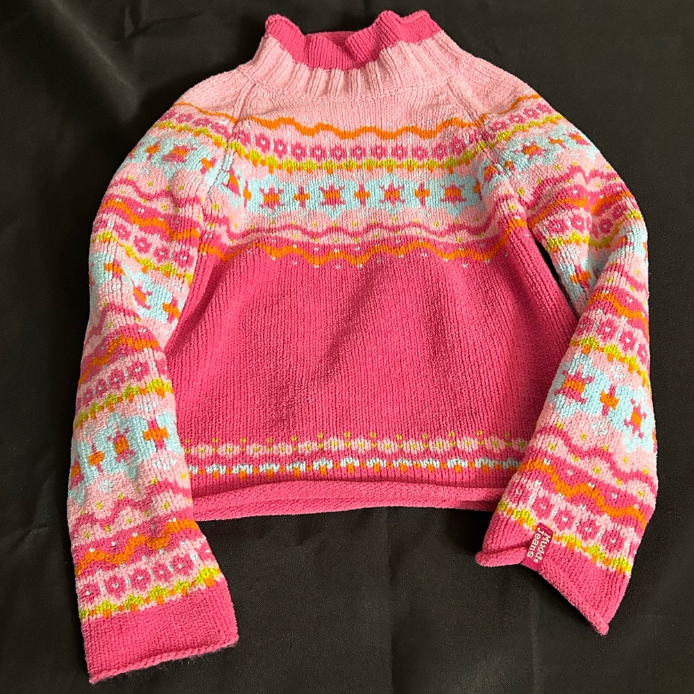 Mudd Pink Multicolor Kids Sweater